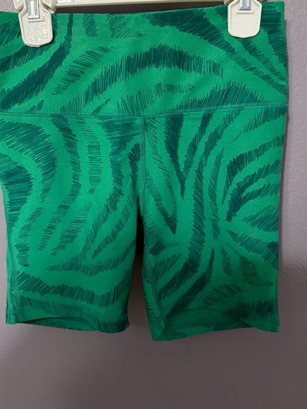 DSG Green Patterned Bike Shorts